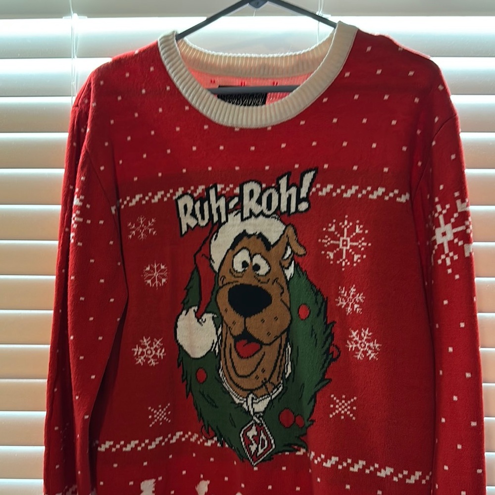 Red Scooby-Doo Christmas Sweater